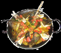 海の幸のパエリア