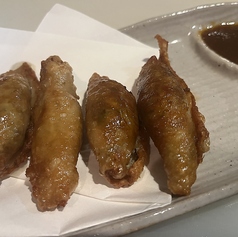 鶏かわギョーザ