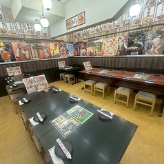 MAX30名様ご案内できる席です。