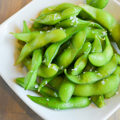 茹でたて塩枝豆