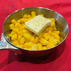コーンバターの鉄板焼き