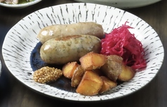 ブラジル産ソーセージ2種盛り