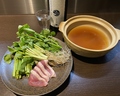 料理メニュー写真&nbsp;ながーい根っこの三関せり鍋