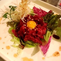 桜ユッケ（馬肉）