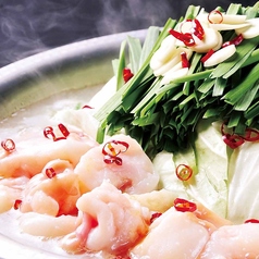 【国産牛使用】大とろホルモン 塩もつ鍋