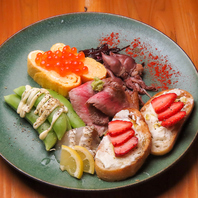 各種盛り合わせも大人気