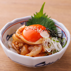 地鶏ユッケ風