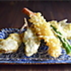 海鮮天ぷら盛り 5種