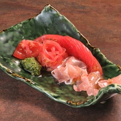フレッシュトマトと生ハムのカルパッチョ