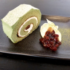 抹茶のロールケーキ