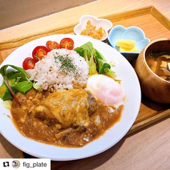 ランチは4種類の腸活プレートをご用意致しております。