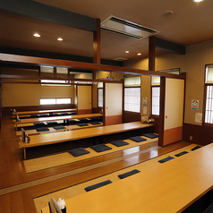 宴会向けの掘りごたつ席