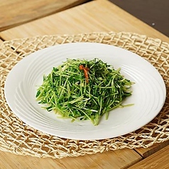 豆苗のあっさり炒め