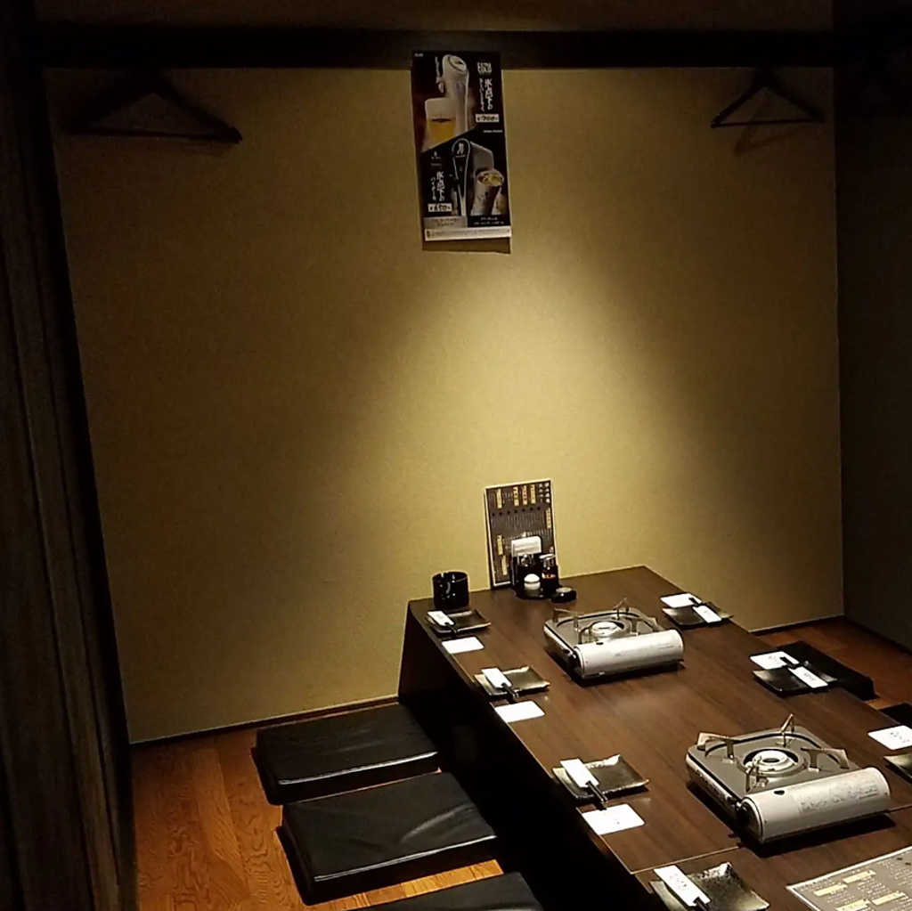 全席個室のお忍び空間♪プライベートなお集まりにぜひご利用ください。多様な人数でも対応可能です！