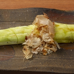 丸ごと茄子の炭火焼き