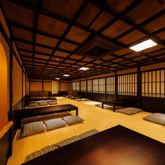 2階　お座敷　掘りごたつ式ではないお座敷です。座椅子などのご用意もございます。