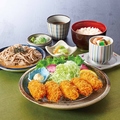 料理メニュー写真&nbsp;大粒かきフライ定食　お得な茶碗蒸し付