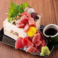 鮮度にこだわる旨味凝縮のマグロブツこぼれ盛り