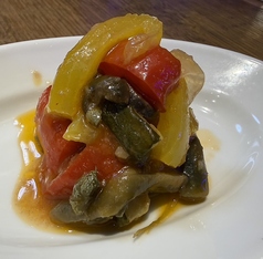 夏野菜の甘酢和え