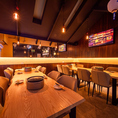 25名様から貸切が可能です！団体様歓迎♪歓送迎会や懇親会、宴会など、楽しいひと時をお過ごしいただける空間です〇モニター利用も可能◎