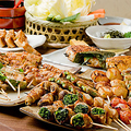 料理メニュー写真&nbsp;旬の味覚・季節感を表現した季節のまき串！食材の旨味を引き出す味付でお出しします。