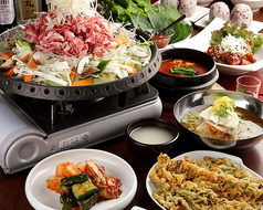 梅田 サムギョプサル&韓国料理 北新地 冷麺館のコース写真
