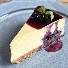 ブルーベリーのチーズケーキ