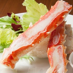 本タラバ蟹の鉄板焼き