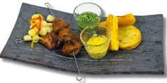 アンティクーチョ（牛ハツの串焼き）