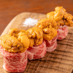 和牛ウニの肉巻き1巻
