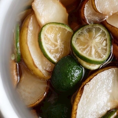 【自家製のシロップドリンク】