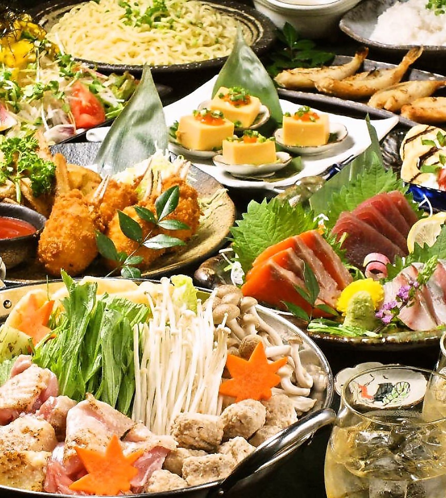 【宴会コース】3000円～ご用意、またコースご予約のお客様は飲み放題を1980円でご提供しております