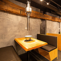 木目を生かしたインテリア