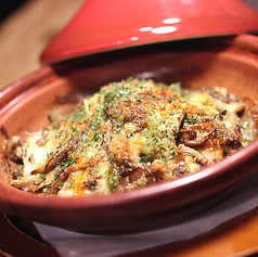 ムール貝と小柱の香草バター焼き