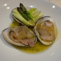 料理メニュー写真&nbsp;ハマグリとグリーンアスパラのマリニエール
