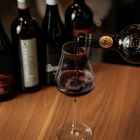 イタリア直送のワインが充実♪