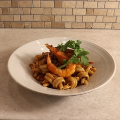 海老とポルチーニのパスタ “ヴェスビオ”