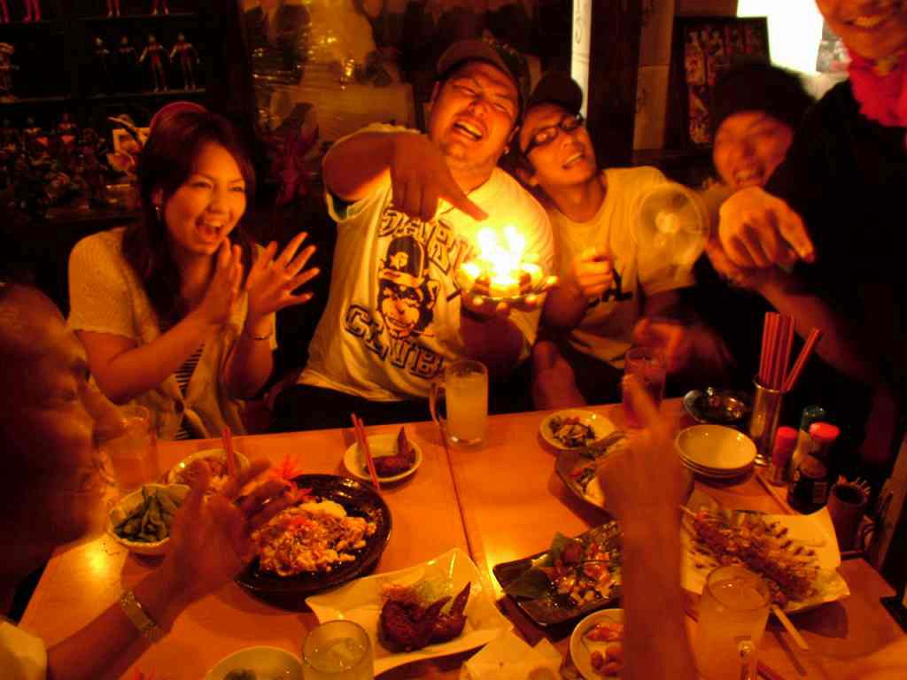 今夜奥さんの誕生日!!しかも結婚記念日でＷお祝いも皆で盛大に!!