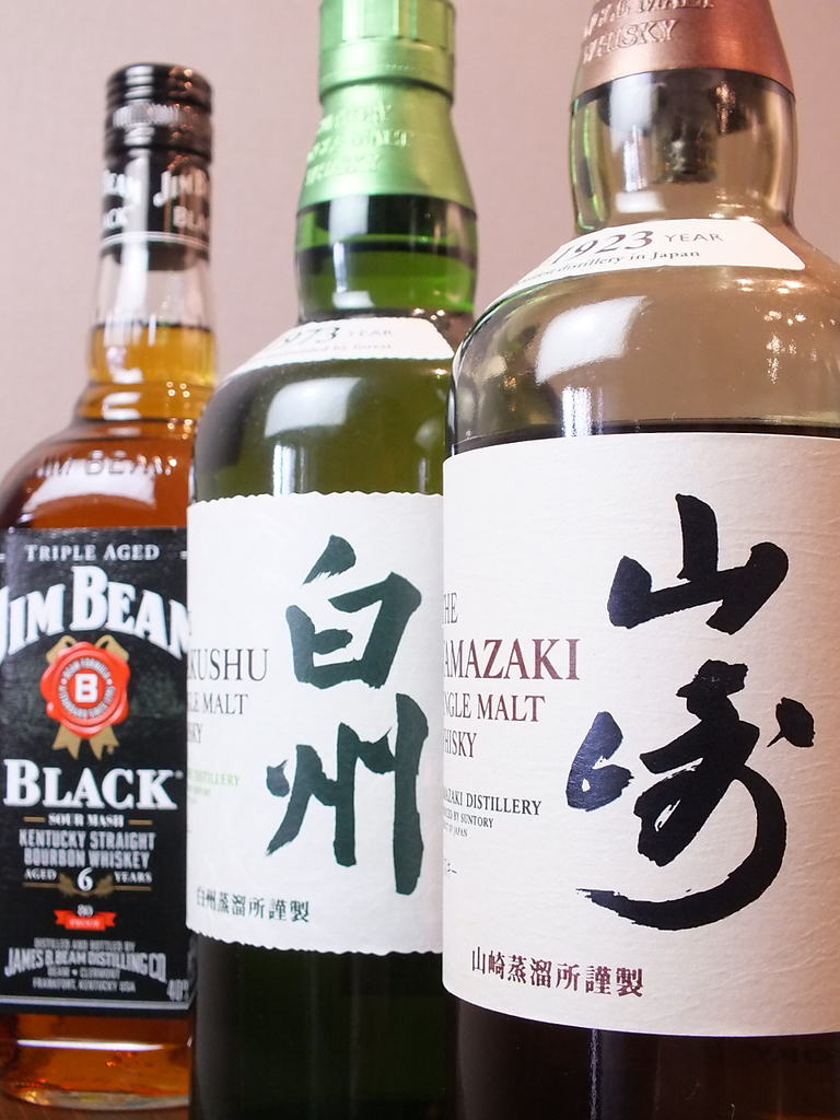 ウィスキーも含め、お料理に合うお酒をご用意しております★