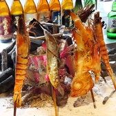 店内の炉端専用ブース※カウンター席からは見えません