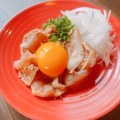 さつま知覧鶏のユッケ