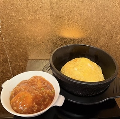 石焼エビチリ玉子飯