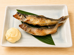 ししゃも雄雌食べ比べ