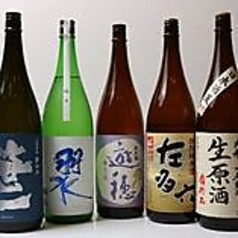 日本酒＋梅酒が合わせて100種類以上常時あります！