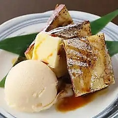 焼き芋&バニラアイス