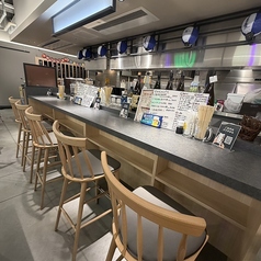 カウンター席です！