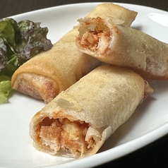牛ハチノスと豚足のトマト煮込み春巻き
