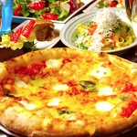 本格ナポリPIZZAがワンコイン《500円(税抜)》で楽しめる♪定番ピザから女性に人気のピザまでご用意！