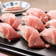 本マグロトロ握り
