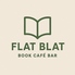 bookcafebar FLAT BLAT フラットブラットのロゴ